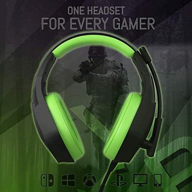 Orzly Gaming Headset (Green) for PC and Gaming Consoles PS5, PS4, Xbox Series X | S, Xbox ONE, Nintendo Switch & Google Stadia Stereo Sound with Noise Cancelling mic - Hornet RXH-20 Sagano Edition - Image 3