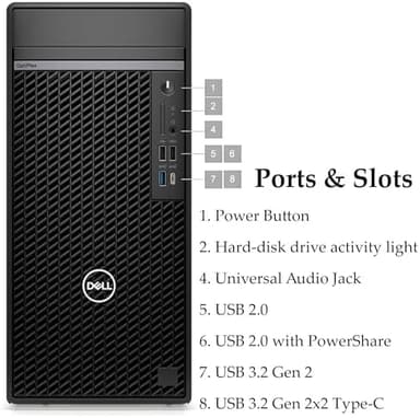 Dell OptiPlex 7010 Plus 7000 Tower Premium Business Desktop Computer, 13th Gen Intel 16-Core i7-13700, 64GB DDR5 RAM, 1TB PCIe SSD, RJ-45, 3 DisplayPorts, Type-C, 9 USB, Windows 11 Pro - Image 5