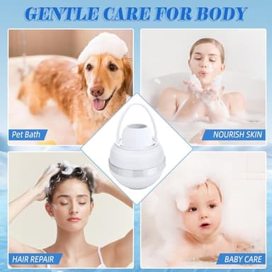 CUOLL Bath Filter for Tub - Bathtub Water Filter for Softer Skin & Hair, 8 Stages Hotel Grade Filtration Bath Water Filter,2,500 Gal of Filtration, BPA Free, Easy to Install(White) - Image 4