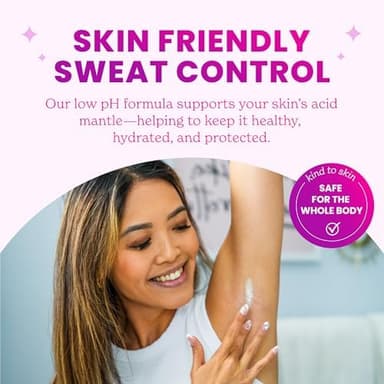 Lume Whole Body Deodorant Plus Sweat Control - Smooth Cream Tube - 72 Hour Odor And Sweat Control - Baking Soda Free, Skin Loving - 3.0 ounce (Pack of 2) (Soft Powder - Image 7