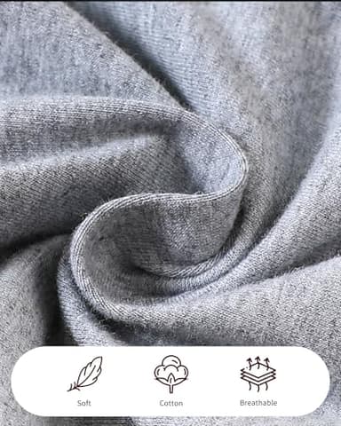 NZRVAWS Toddler Baby Boy Clothes Infant Hoodie Grey Letter Print Sweatshirt Denim Ripped Jeans Pants Outfit Set Kids Sweatsuit Fall Winter 12 18 Months - Image 4