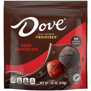 DOVE PROMISES Dark Chocolate Candy, 7.61 Oz Bag (Pack of 8) - Image 1