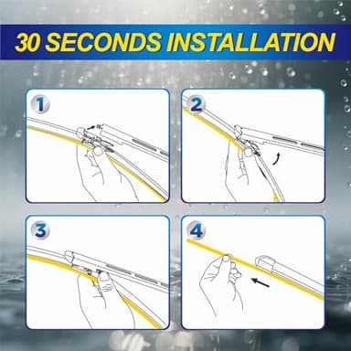 5 PLUS® Silicone Windshield Wipers Replacement for Ford Edge 2015 2016 2017 2018 2019 2020 2021 2022 2023 Wiper Blades(Set of 3),Automotive Replacement Windshield Wiper Blades For My Car-28"/28"/15" - Image 6