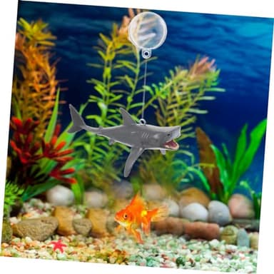 TOGEVAL 1Set Floating Decoration for Fish Tanks Rope Aesthetic Aquarium Ornament PVC Animal Figurine for Fish Tank Landscaping - Image 2