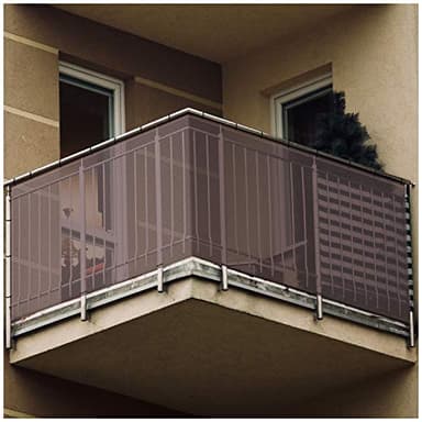 Banister Guard for Baby - 15ft x 3ft, Child Safety Net, Rail Balcony Banister Stair Mesh for Kids, Toys, Pets - Dark Brown… - Image 8