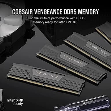 CORSAIR Vengeance DDR5 RAM 32GB (2x16GB) 6400MHz CL32 Intel XMP iCUE Compatible Computer Memory - Black (CMK32GX5M2B6400C32 - Image 4