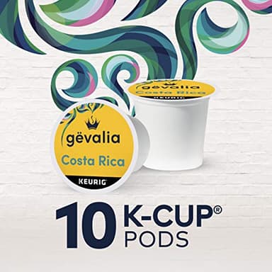 Gevalia Kaffe Special Reserve Costa Rica Medium Roast K-Cup Coffee Pods (10 Pods) - Image 10