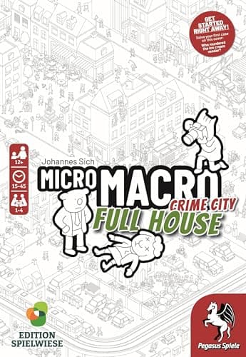 MicroMacro: Crime City: Full House - Board Game by Pegasus Spiele 1-4 Players – Board Games for Family – 15-45 Minutes of Gameplay – Games for Family Game Night – Kids and Adults Ages 12+ - English - Image 3