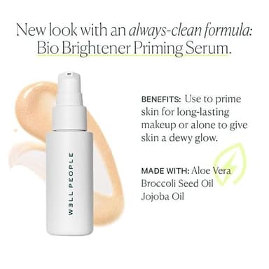 Well People Bio Brightener Priming Serum, Nourishing Primer For Long-Lasting Makeup & A Healthy Glow, Brightens & Soothes Skin, Vegan & Cruelty-free - Image 3