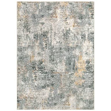 Lahome Washable 5x7 Area Rugs for Living Room, Grey Neutral Modern Abstract Rug for Bedroom Non Slip, Soft Contemporary Low Pile Indoor Carpet for Dorm Guest Dining Room Table Apartment - Image 7