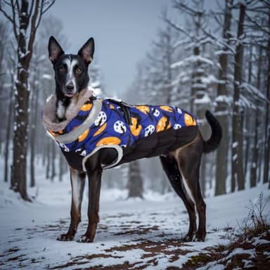 Dog Waterproof Winter Coat with Harness, Reflective Warm Dog Jacket with Zipper for Cold Weather, Dog Snowsuit for Small Medium Large Dogs YRFN11XXL - Image 2