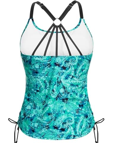 Holipick Womens Tankini Swim Top Only Tankini Bathing Suit Tops No Bottom - Image 3