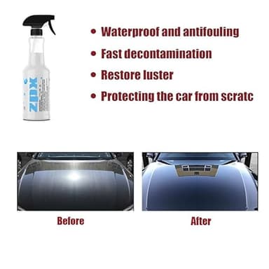 SICHYBGB Maxlone Car Spray, Zenora Coating Agent for All Vehicles, Multi Functional Coating Renewal Agent Spray, 3 in 1 High Protection Quick for All Vehicles, 2025 Upgrade Car Coating Spray (1PCS) - Image 3