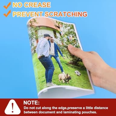 CAREGY 600 Pack Laminating Sheets,Holds 8.5 x 11 Inch Sheets,Thermal Laminating Pouches, 3 Mil, 9 x 11.5 Inches Lamination Sheet Paper for Laminator, Round Corner Letter Size - Image 5