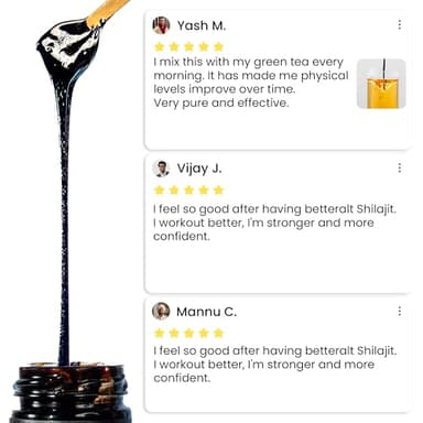 Better Alt Pure Himalayan Shilajit Resin | High Potency for Men & Women | 75 Servings for Stamina and Muscle Building, 85+ Trace Minerals, 75% Fulvic Acid, with Lab Test Report, 400mg - Image 9