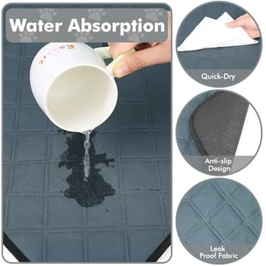 Dog Cat Playpen Indoor Outdoor for Puppy Pet Dogs Cat Recovery After Surgery, Dog Tent Crates Cage Indoor/Outdoor, Portable Pop Up Dog Kennel with Carrying Case for Travel (Dark Grey, Small with Pad) - Image 3