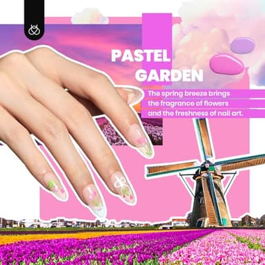 Beetles Gel Polish Kit 53pcs, 36 Colors Nail Kit Pink Purple Cat Eye Gel Polish Kit With 4pcs Base and Glossy Matte Glitter Top Coat Fall Halloween Travel Diary Manicure Gift for Women - Image 6