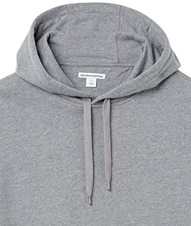 Amazon Essentials Men's Pullover Sweatshirt Hoodie, Big & Tall Options Available, Grey Heather, Large - Image 9