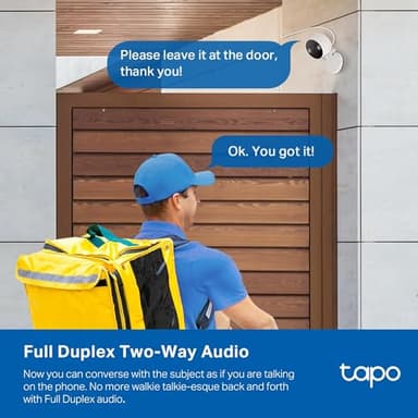 Tapo by TP-Link 2K QHD Security Camera Indoor/Outdoor, 2024 PCMag Editor's Choice, Color Night Vision, Free Person/Pet/Vehicle Detection, Baby Monitor, Local/Cloud Storage, IP66, Dual-Spotlight(C120) - Image 4