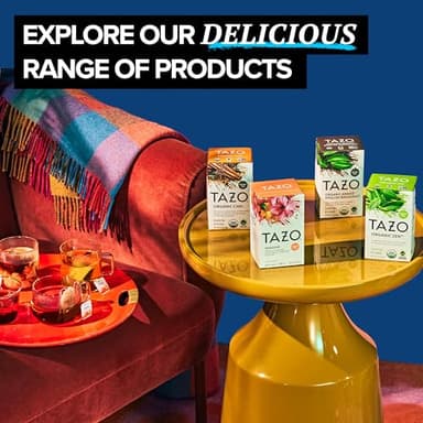 TAZO Organic DREAM Herbal Tea Bags, Caffeine-Free Bedtime Tea, Relaxing Chamomile and Lavender Blend, 96 Total Tea Bags (16ct - Pack of 6) - Image 7