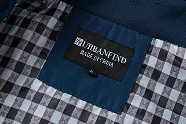 URBANFIND Men's Sports Shell Jacket Lightweight Windbreaker Outdoor Recreation Coat US L Blue - Image 6
