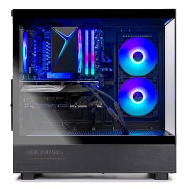 Skytech Gaming Azure 3 Desktop PC, Ryzen 7 7700 3.8 GHz (5.3GHz), NVIDIA RTX 5060, 1TB NVMe SSD, 32GB DDR5 RAM 5200 RGB, 650W Gold PSU, Wi-Fi, Win 11 - Image 2
