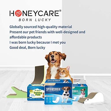 HONEY CARE All-Absorb Puppy Training Pads | Doggie Potty Pads Absorb Eliminating Urine Odor, Ultra Charcoal Dog Pee Pad (Carbon, L 22x23 inch, 100ct) - Image 7