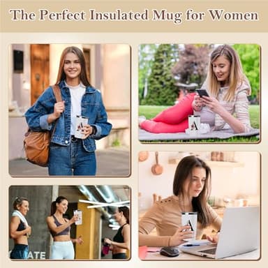 20 Oz Insulated Coffee Cup with Lid Car Tumbler Travel Mug Women Her Sister Mom Girlfriend Aunt Best Friend Friendship Grandma Bestie Wife Daughter Law Lady Happy Birthday Cool Unique Cute Gifts - Image 6