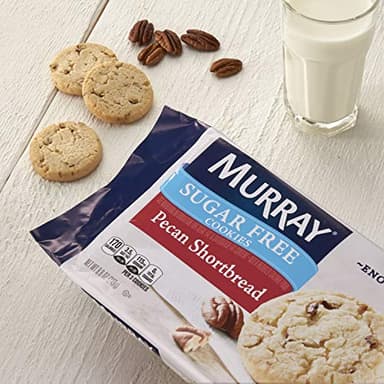 Murray Sugar Free Cookies, Pecan Shortbread, 8.8 Ounce Tray, Pack of 12 - Image 4