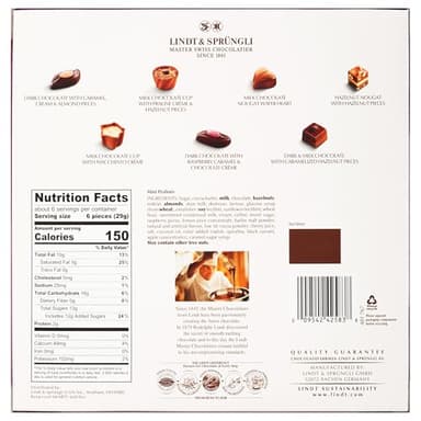 Lindt Mini Pralines, Assorted Chocolate Pralines with Premium Filling, Perfect for Mother’s Day Gifting, 6.2 oz Box - Image 7