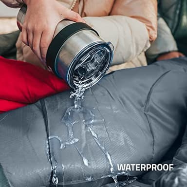 MalloMe Sleeping Bags for Adults Cold Weather & Warm - Backpacking Camping Sleeping Bag for Kids 10-12, Girls, Boys - Lightweight Compact Camping Essentials Gear Accessories Hiking Sleep Must Haves - Image 7