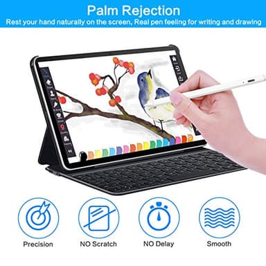 Stylus Pen for Apple iPad Pencil - iPad Pen A16 10th 9th 8th 7th 6th Gen for Apple Pencil 2nd Generation Compatible 2018-2025 iPad Pro M4 11-12.9 Inch iPad Air M2 M3 5th 4th 3rd Mini A17 6th 5th - Image 2