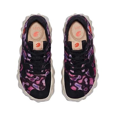 UIN Women's Art Travel Walking Shoes Casual Lightweight Wide Toe Chunky Fashion Sneaker Figueras Ⅰ Purple Puma (7.5) - Image 6