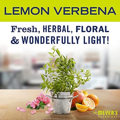 MRS. MEYER'S CLEAN DAY Liquid Hand Soap Refill, Cruelty Free and Biodegradable Formula, Lemon Verbena Scent, 33 oz - Image 3