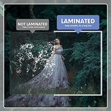 Laminating Sheets, PANDRI 100 Pack Thermal Laminating Pouches Holds 11 x 17 Inch, 5 Mil Plastic Laminator Paper 11.5 x 17.5 Inch, Clear Round Corner - Image 3