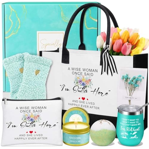 Uwingess Retirement Gift for Woman,Best Cool Retirement Gifts for Coworker Teacher Nurses Boss Friends Mom Grandma Retirees, Funny Retired Gifts - Image 1