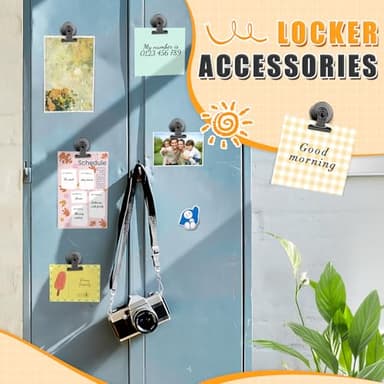 12pack Fridge Magnets Refrigerator Magnets Magnetic Clips Heavy Duty Detailed List Display Paper Fasteners on Home& Office& Teaching (Black, 12) - Image 6