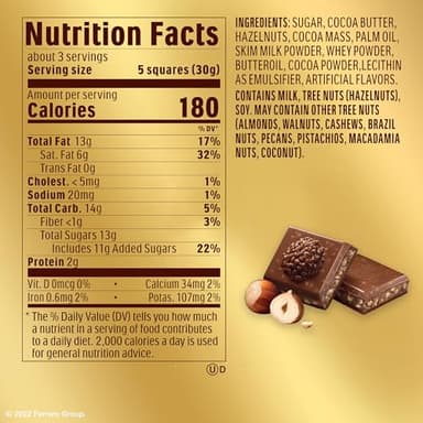 Ferrero Rocher premium chocolate bar, Milk Chocolate with Hazelnut Filling, Perfect Self Treat, 3.1 oz Each - Image 2