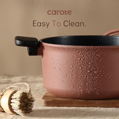 CAROTE Non Stick Pots and Pans Set, Cookware Sets Nonstick 16 Piece, Kitchen Cooking Set with Stay-Cool Handles,with Silicone Tools and Pot Protectors - Image 4