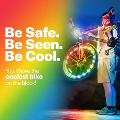 Wheelbrightz LED Rainbow Bicycle Light - 1 Each - Image 3