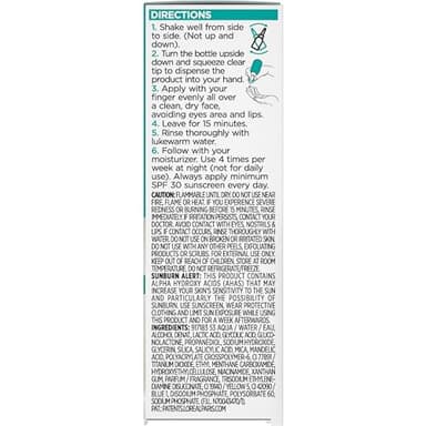 L'Oreal Paris Bright Reveal Dark Spot Exfoliant Peel, 25% AHA BHA PHA Face Exfoliator Solution, Gentle Skincare to Visibly Reduce Dark Spots and Renew Skin Texture, Includes SPF Lotion Sample - Image 9