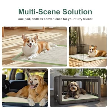 Dog Pee Pads with Adhesive Strips 50Count, 19"X30" Extra Large Disposable Pee Pads for Dogs, Non-Slip Puppy Training Pads for Crate/Cage/Carrier - Image 7
