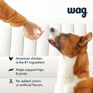 Amazon Brand – Wag Chicken Flavor Hip & Joint Training Treats for Dogs, 1 lb. Bag (16 oz) - Image 3