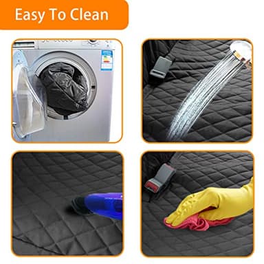 Honest Dog Car Seat Covers, Dog seat Cover with Side Flap for Cars, Trucks, and Suv's - Waterproof & Nonslip Pet Seat Cover for Backseat - Image 9