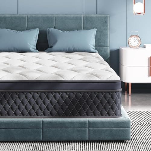 LDLON Full Mattress, 12 Inch Hybrid Memory Foam Mattress in a Box, Pressure Relief, Pocket Springs for Motion Isolation, Medium Firm Support, CertiPUR-US Certified, Fiberglass Free - Image 1