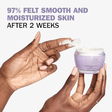 Olay Face Moisturizer, Anti-Aging Night Cream for Women - Fragrance-Free Skin Care, Instant Hydration, Anti-Wrinkle, Reduces Fine Lines, Exfoliates, Smooths Texture - Niacinamide, Amino Pepitde, 1.7Oz - Image 3
