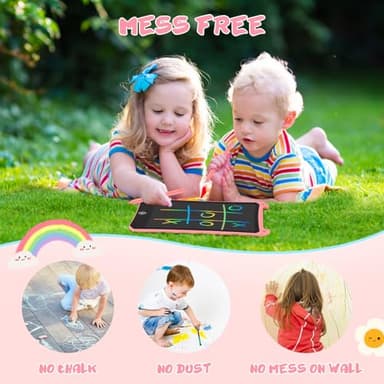 EooCoo Toddler Toys, LCD Writing Tablet for Kids 2 Pack, Drawing Pad for Kids, Toddler Travel Essentials, No Mess Coloring Books, Road Trip Activities, Age 3-5 Boys Girls Gifts - 8.5 Inch - Image 8