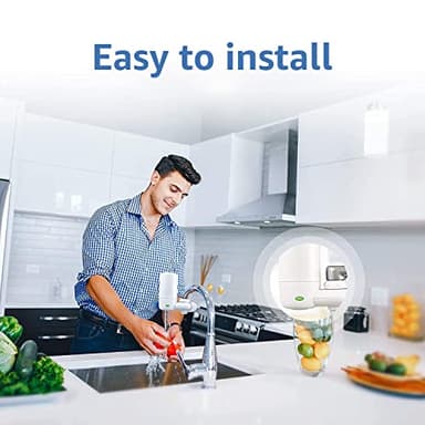 AQUA CREST Faucet Water Filter, Replacement for Brita® Filter, Brita® Faucet 36311 On Tap Water Filtration System, FR-200, FF-100 Replacement Filter, White (4 Packs) - Image 5