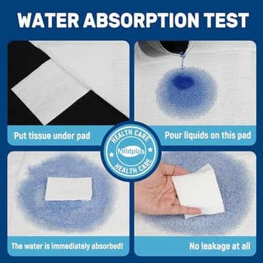 MILDPLUS 23"X36" Individually Wrapped Premium Disposable Pad Heavy Duty 70 Grams Underpads Disposable Incontinence Chucks Bed Pads for Adult, Kids or Pets (30 PCS) - Image 5