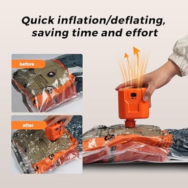 FLEXTAILGEAR 5kPa Electric Air Pump, Portable Camping Air Pump, Ultralight Paddleboard Pump with 1300mAh Rechargeable Battery, 1000L/min Airflow for Kayaking Air Beds Sleeping Pads Pool Floats - Image 5